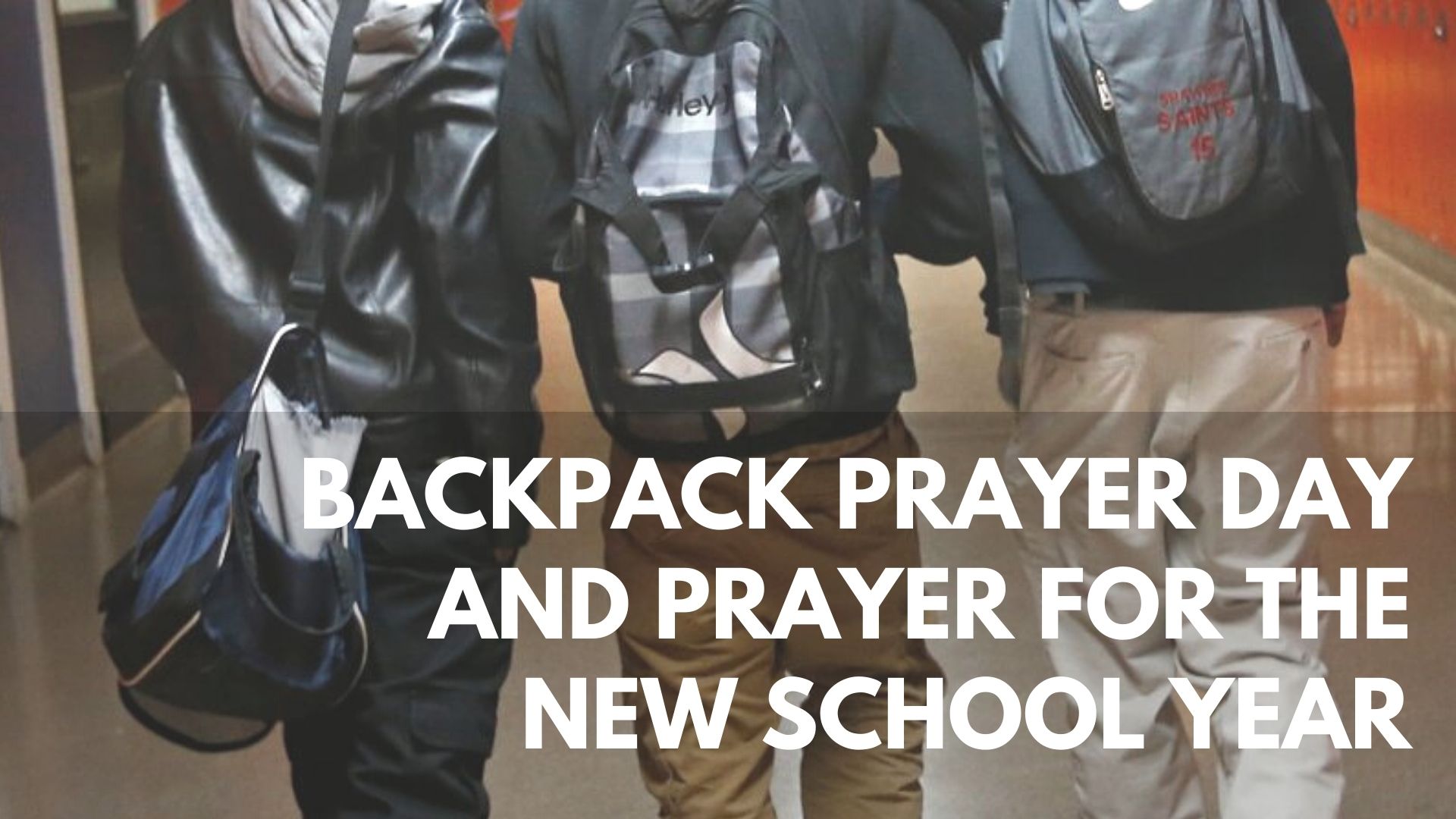 Image of kids carrying backpacks at The Station Church in Hoover, Alabama