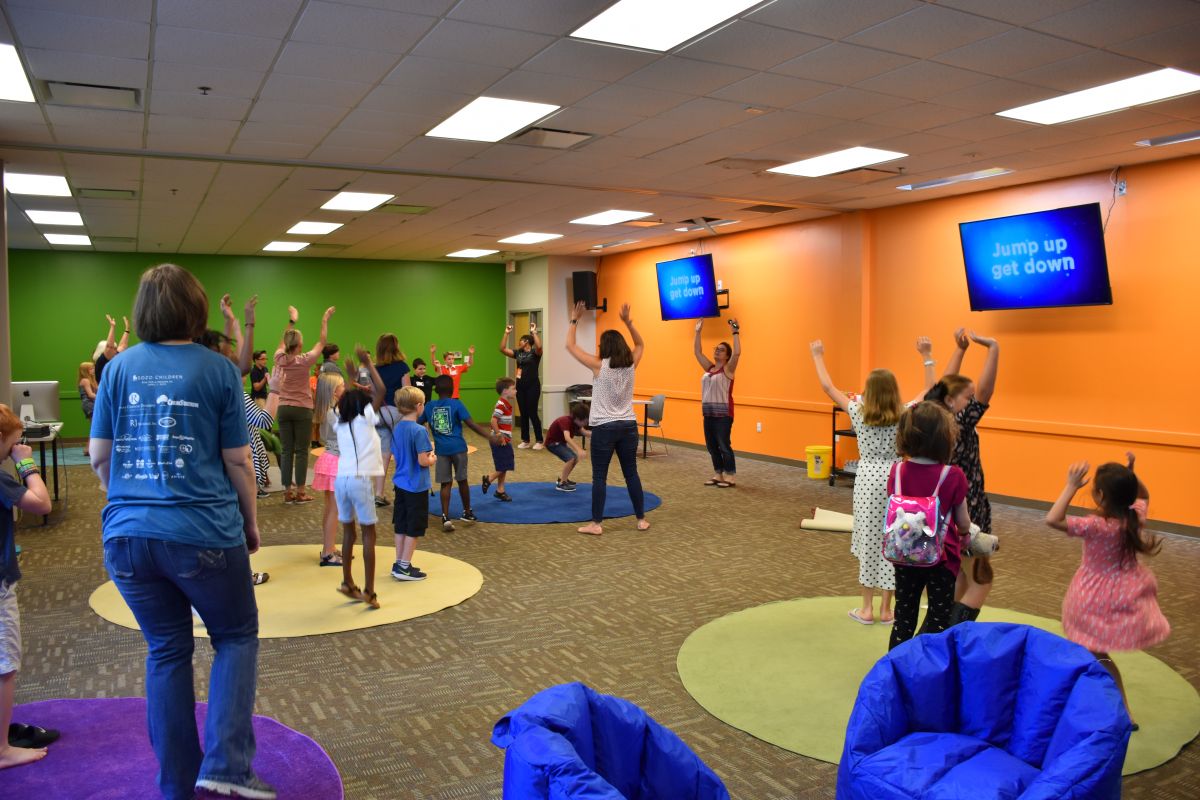 Image of kids playing at The Station Church in Hoover, Alabama