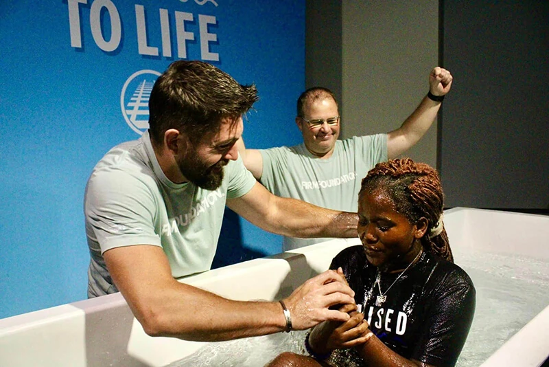 Get baptized at The Station Church in Hoover, AL
